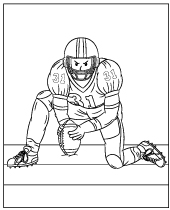 Aaron rodgers coloring page to print