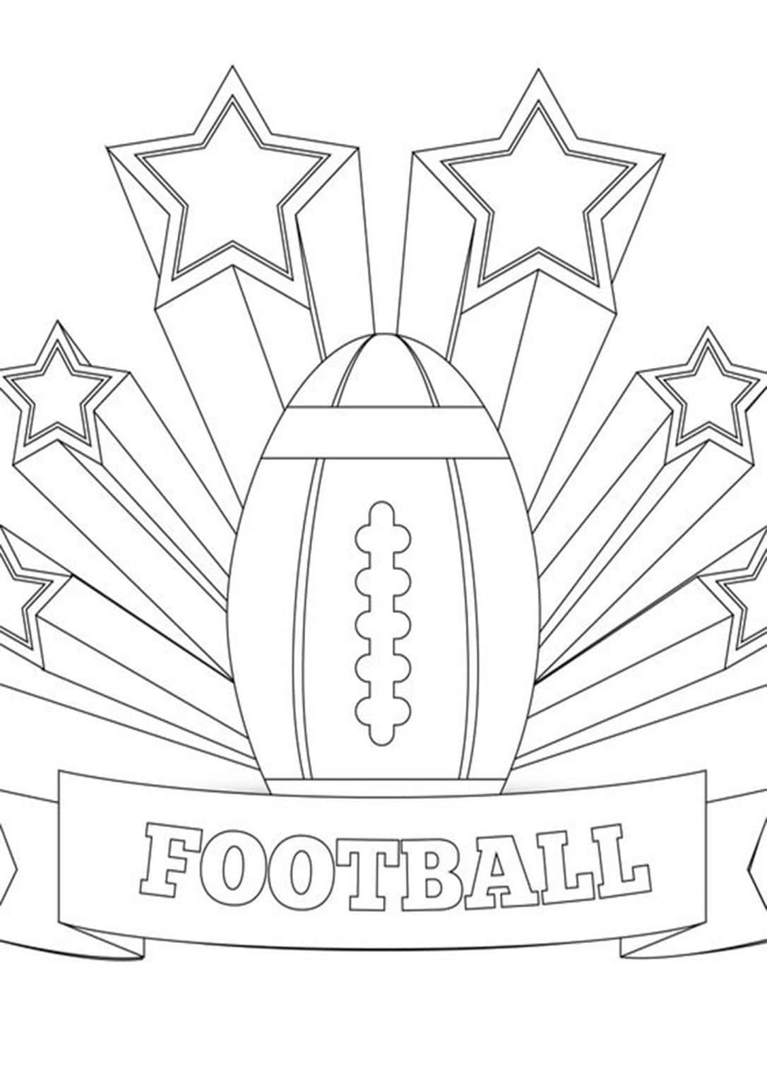 Free easy to print football coloring pages football coloring pages sports coloring pages printable coloring pages