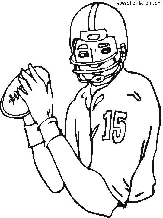 Free sports coloring pages from