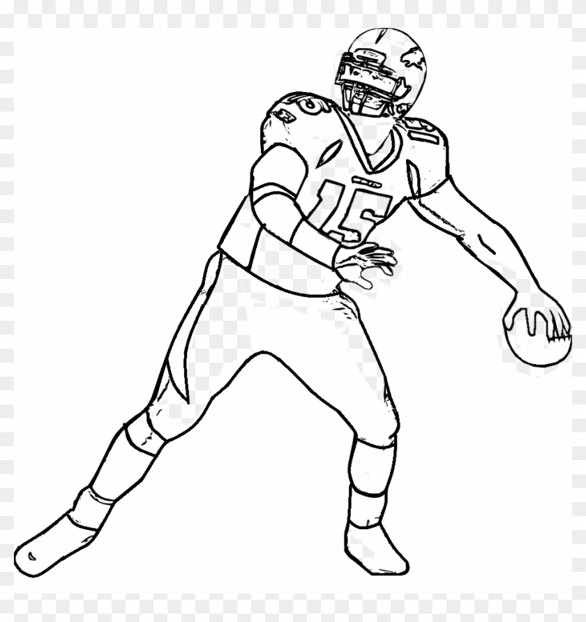 Bronocs football players nfl coloring pages printable