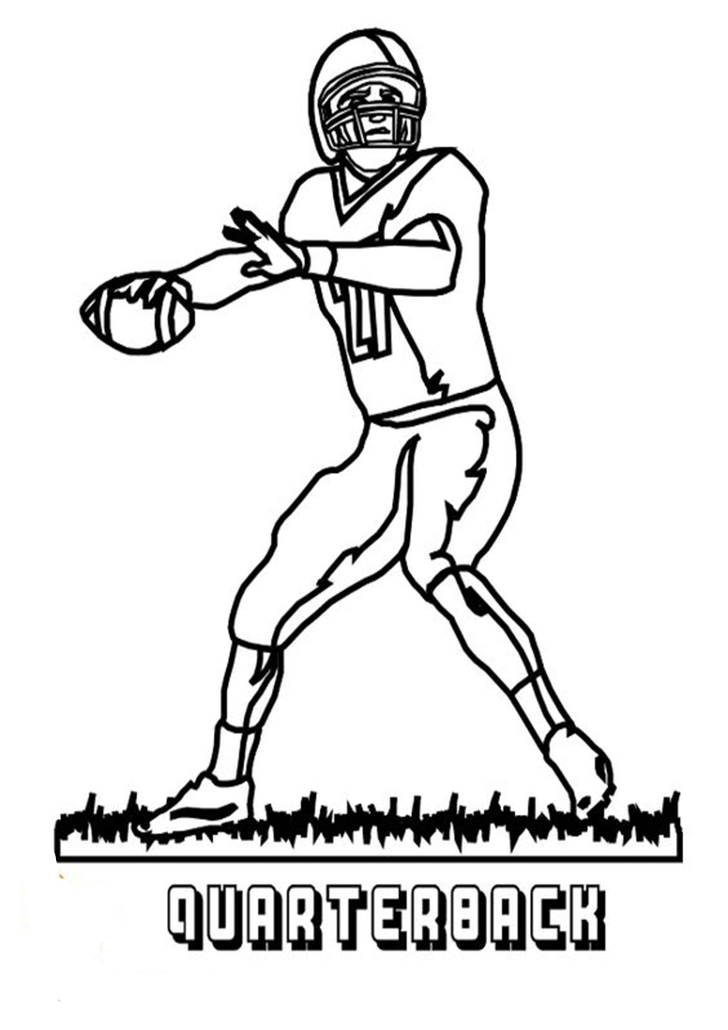 Free easy to print football coloring pages football coloring pages sports coloring pages superhero coloring pages