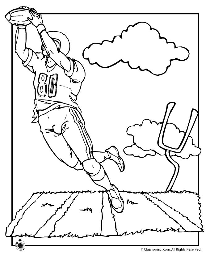 Football coloring pages football field coloring page â classroom jr sports coloring pages football coloring pages butterfly coloring page