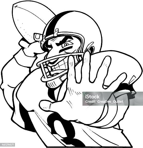 Quarterback stock illustration