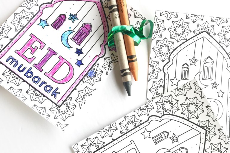 Eid coloring page â