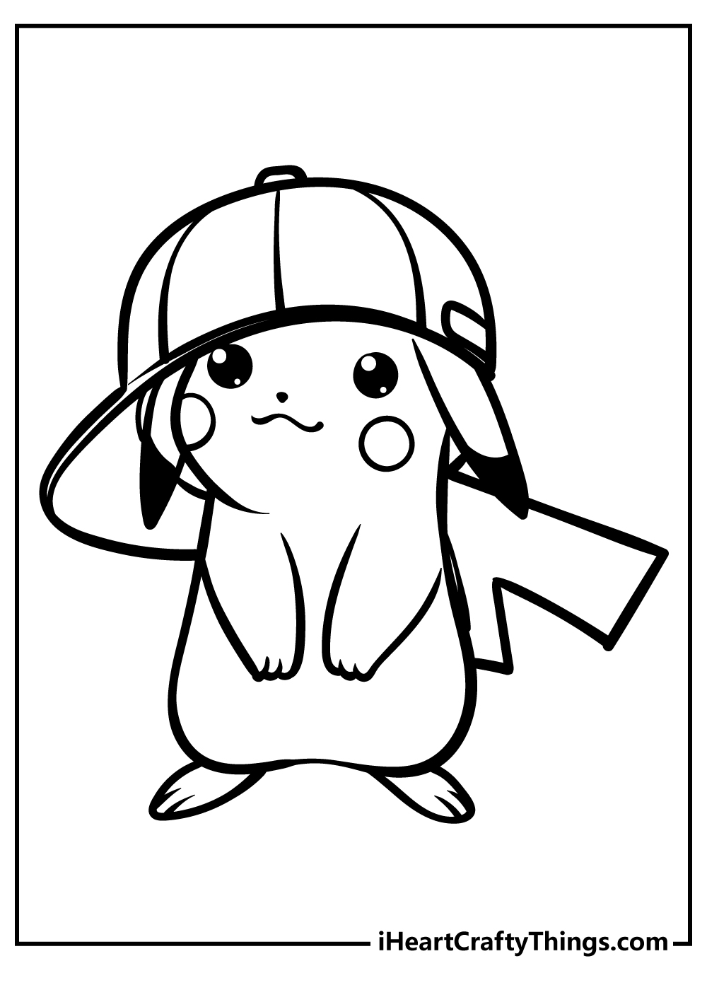 Pikachu coloring pages free printables