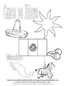 Cinco de mayo coloring page flag coloring pages coloring pages free coloring pages