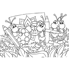 Top free printable ants coloring pages online