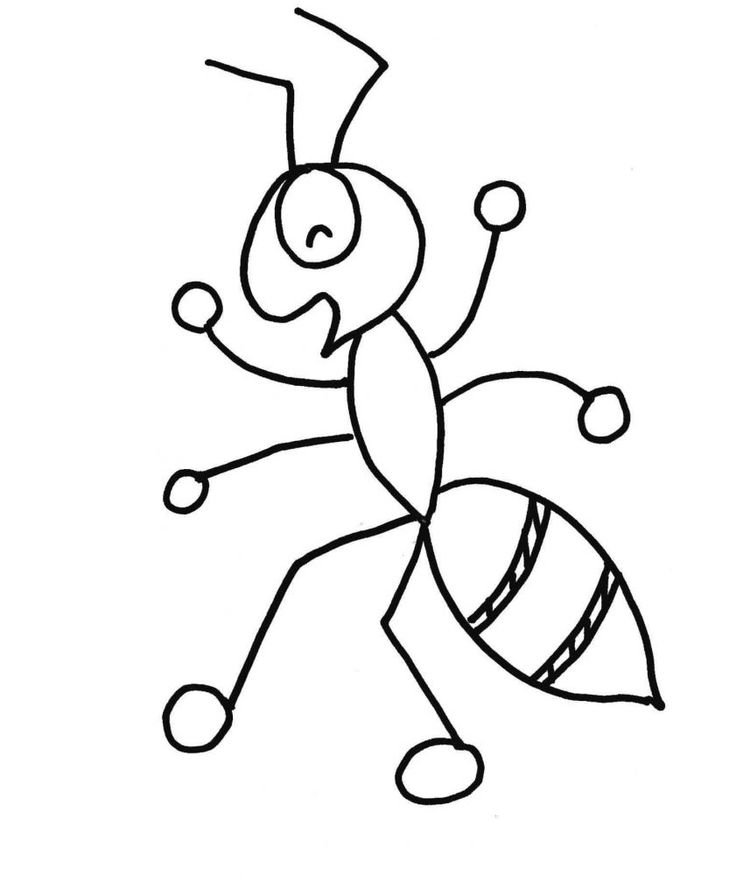 Free printable ant coloring pages for kids insect coloring pages coloring pages cartoon coloring pages