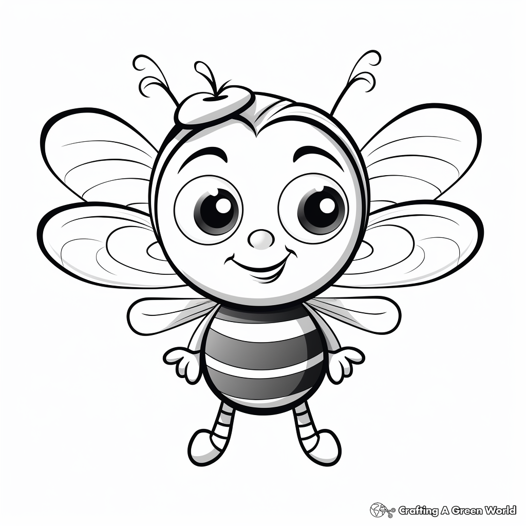 Queen bee coloring pages