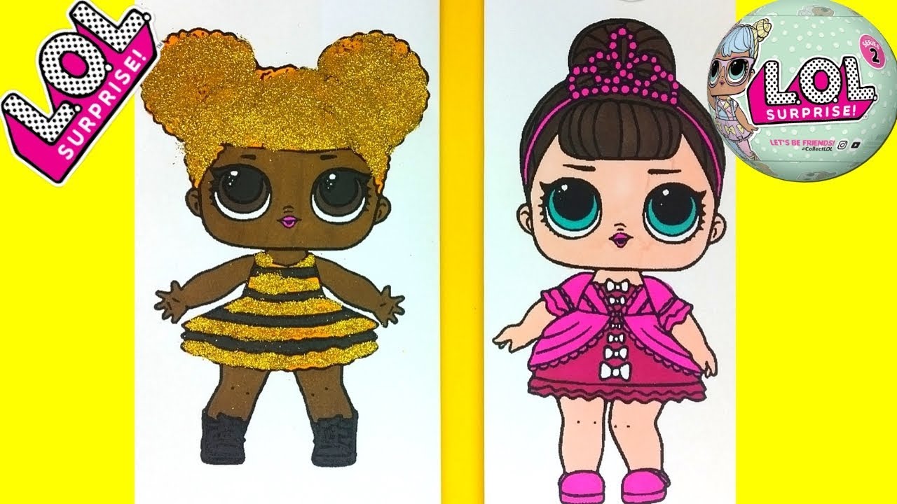 Lol surprise doll coloring page queen bee fancy coloring â coloring pages lol surprise