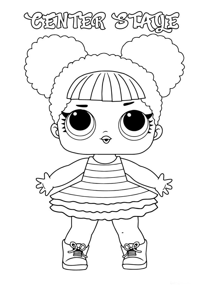 Lol surprise dolls coloring pages print a new collection for free