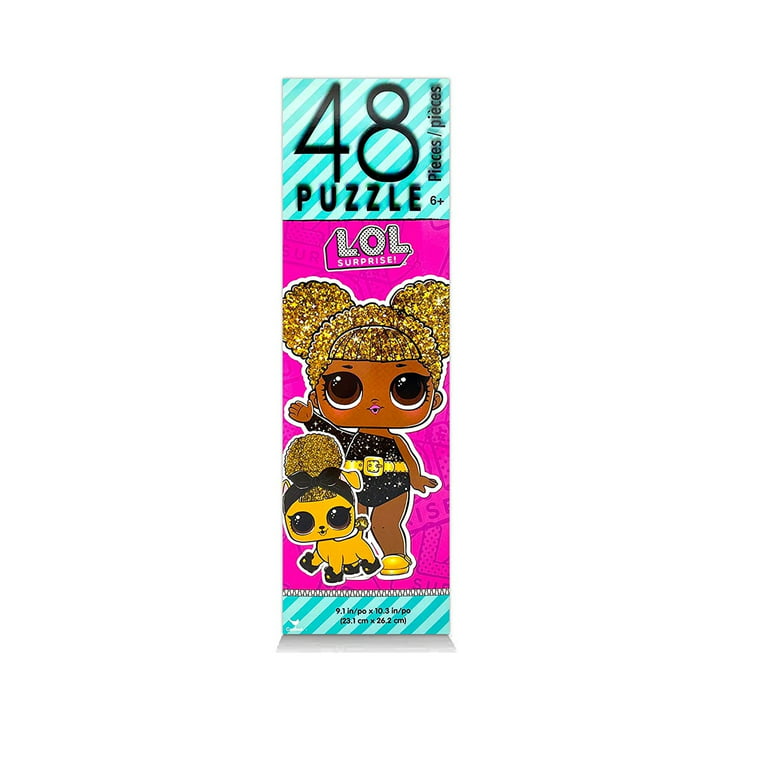 Lol dolls puzzle bag coloring bag activity set