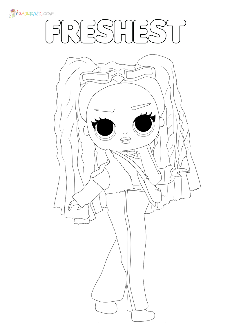 Lol omg coloring pages free printable new popular dolls