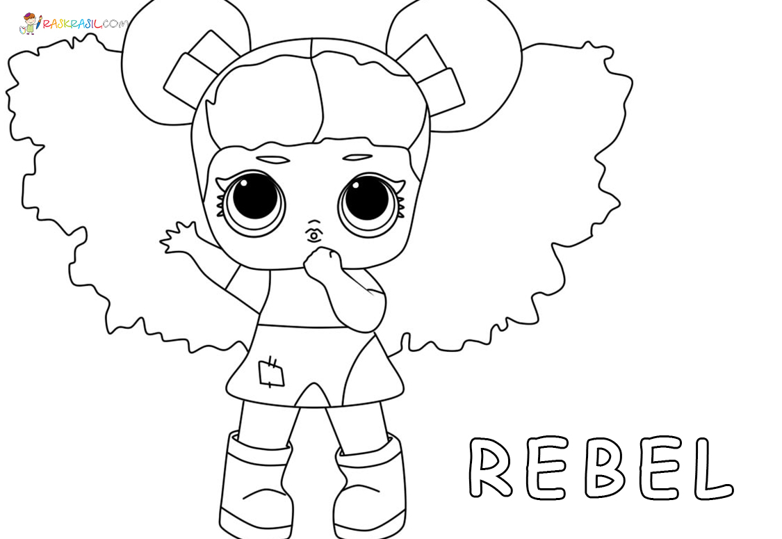 Lol surprise dolls coloring pages