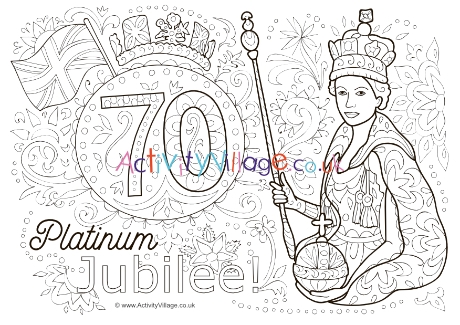 Platinum jubilee queen louring page