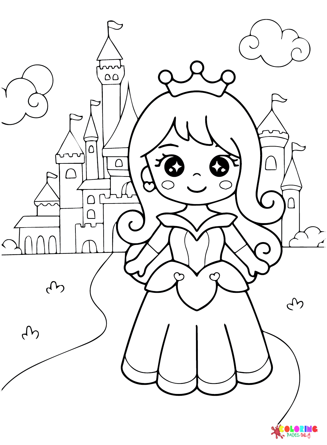 Queen coloring pages printable for free download