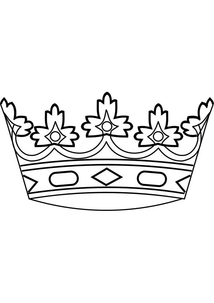 Crown coloring pages free personalizable coloring pages