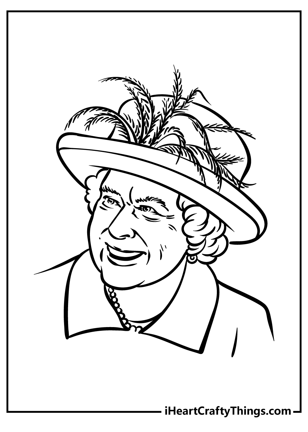 Queen coloring pages free printables