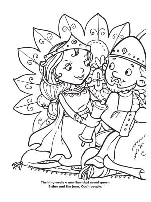 Esther coloring book â