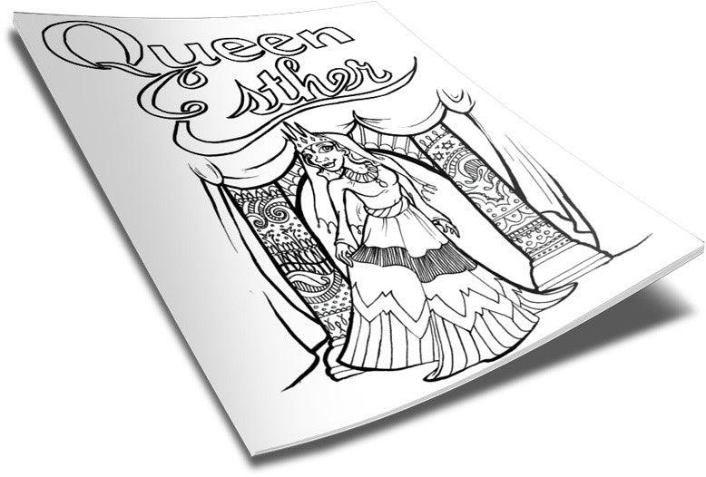 Esther coloring page