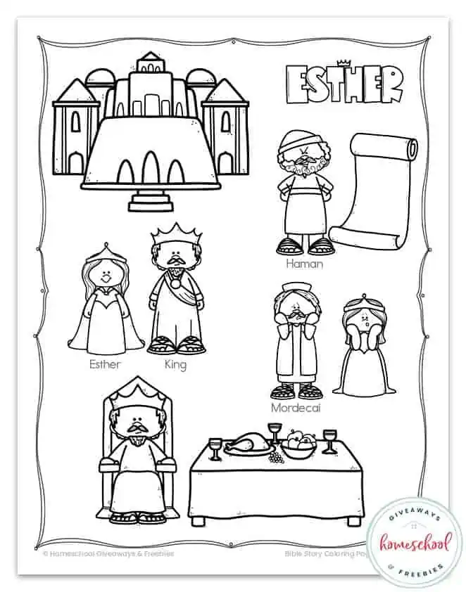 Free bible coloring pages from the old and new testaments