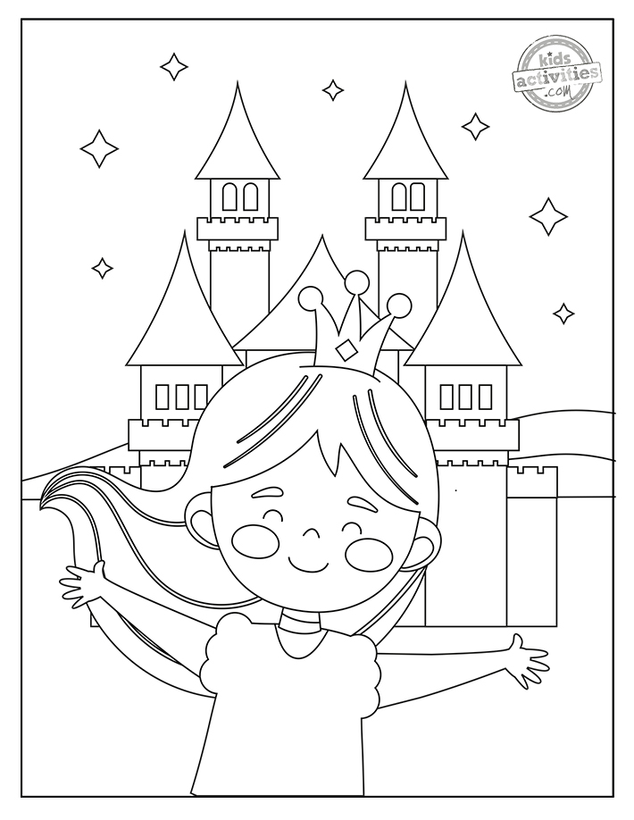 Free printable queen coloring pages kids activities blog