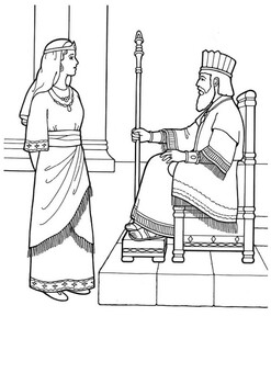 Queen esther coloring book of esther by mrfitz tpt