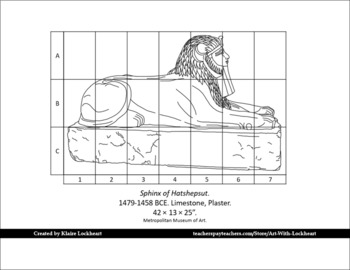 Munity coloring page sphinx of hatshepsut by art with lockheart