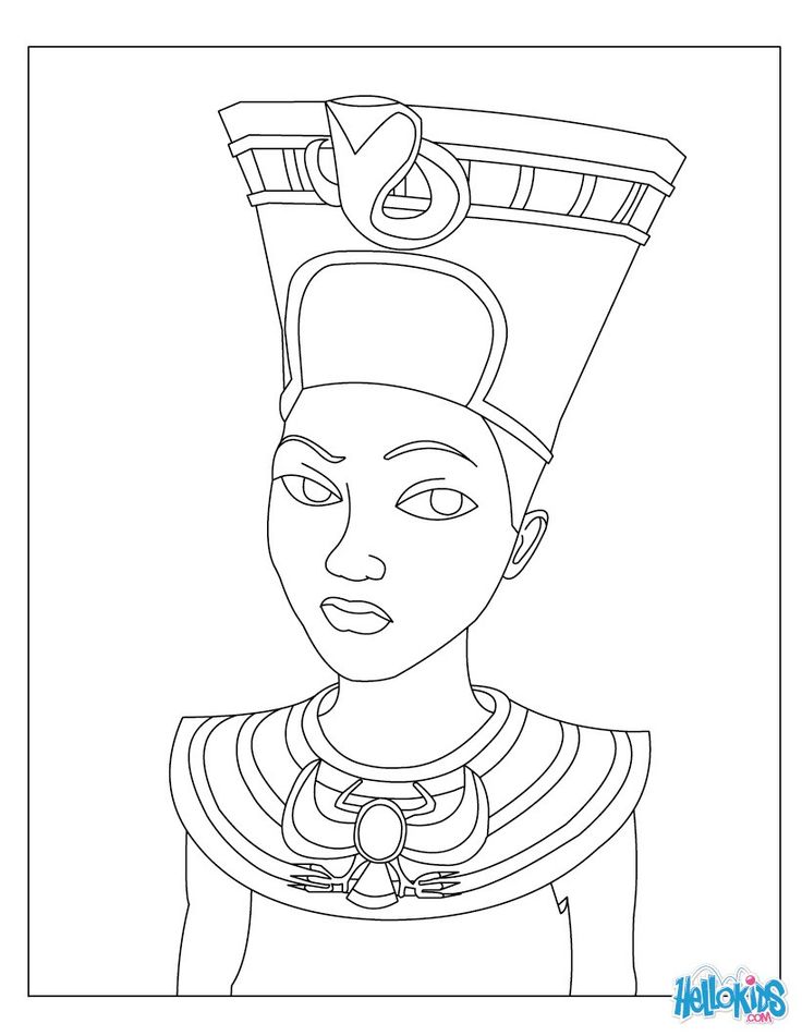 Pharaoh coloring pages