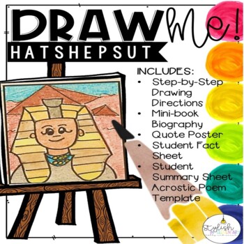 Draw me hatshepsut directed drawing by stylish in elementary tpt