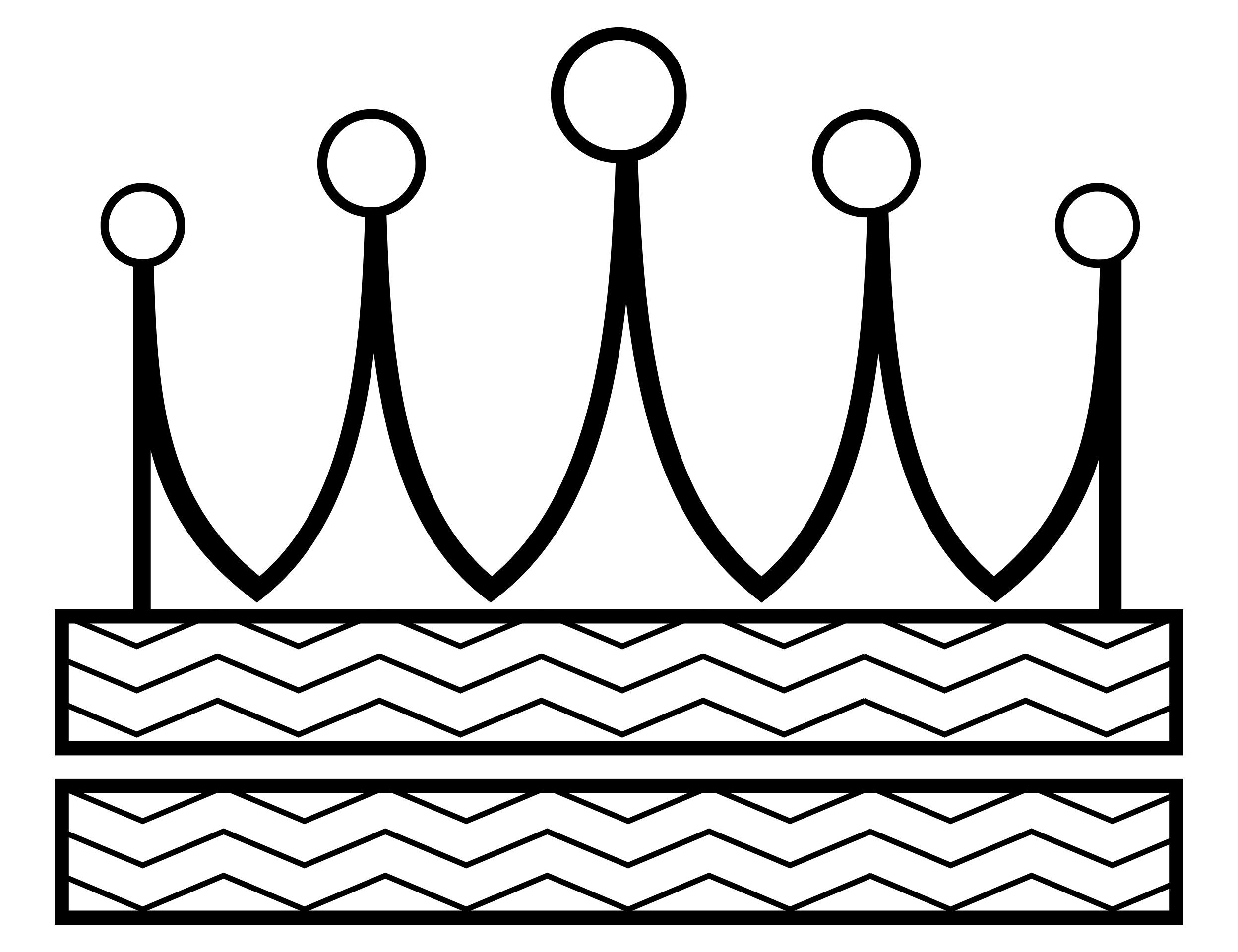 Stunning crown coloring pages for kids and adults