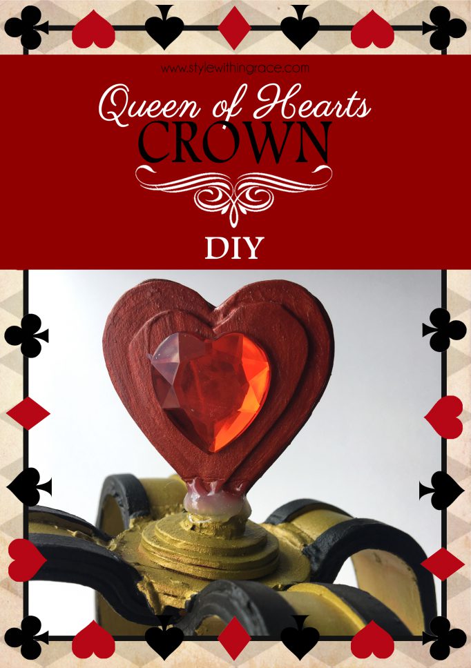 Diy queen of hearts crown