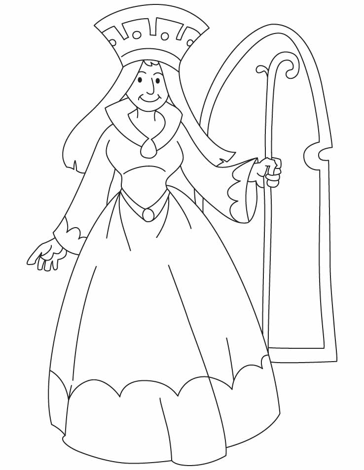 A queen holding a scepter coloring pages download free a queen holding a scepter coloring pages for kids best coloring pages