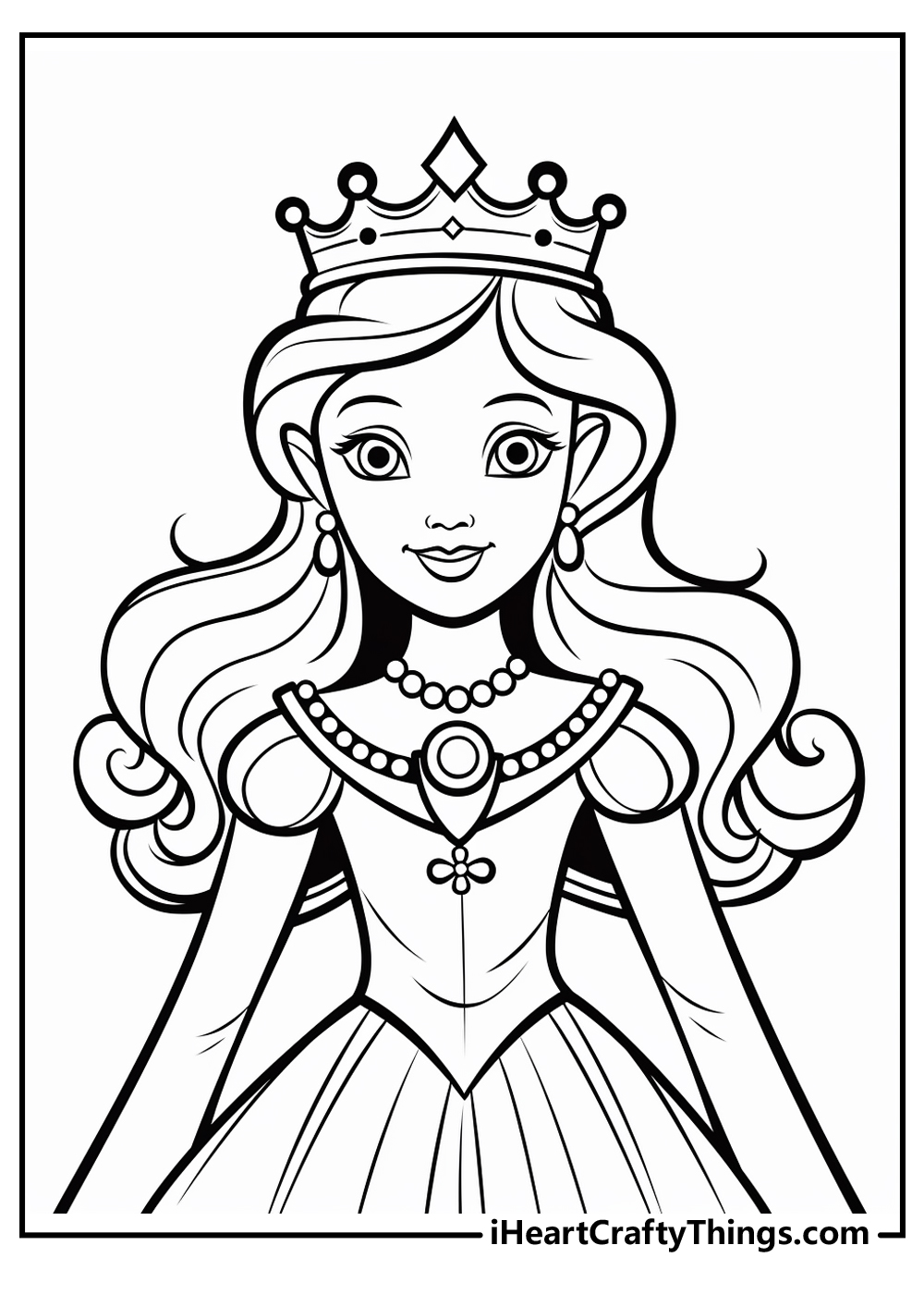 Queen coloring pages free printables