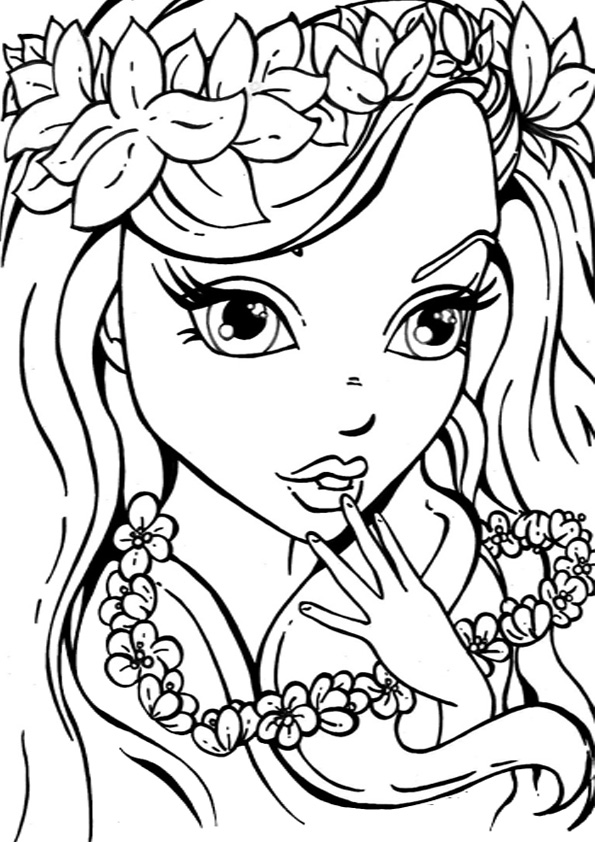 Coloring pages queen coloring page for kids