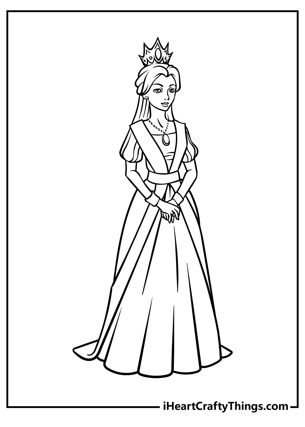 Queen coloring pages free printables