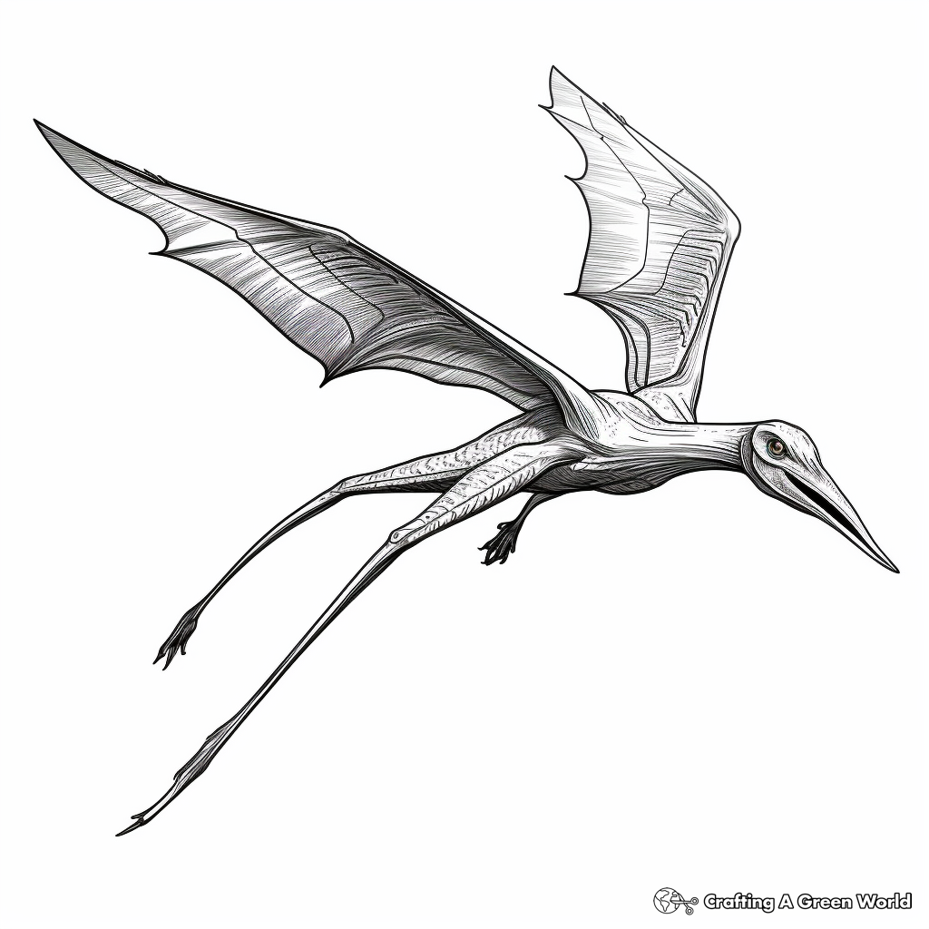 Quetzalcoatlus coloring pages