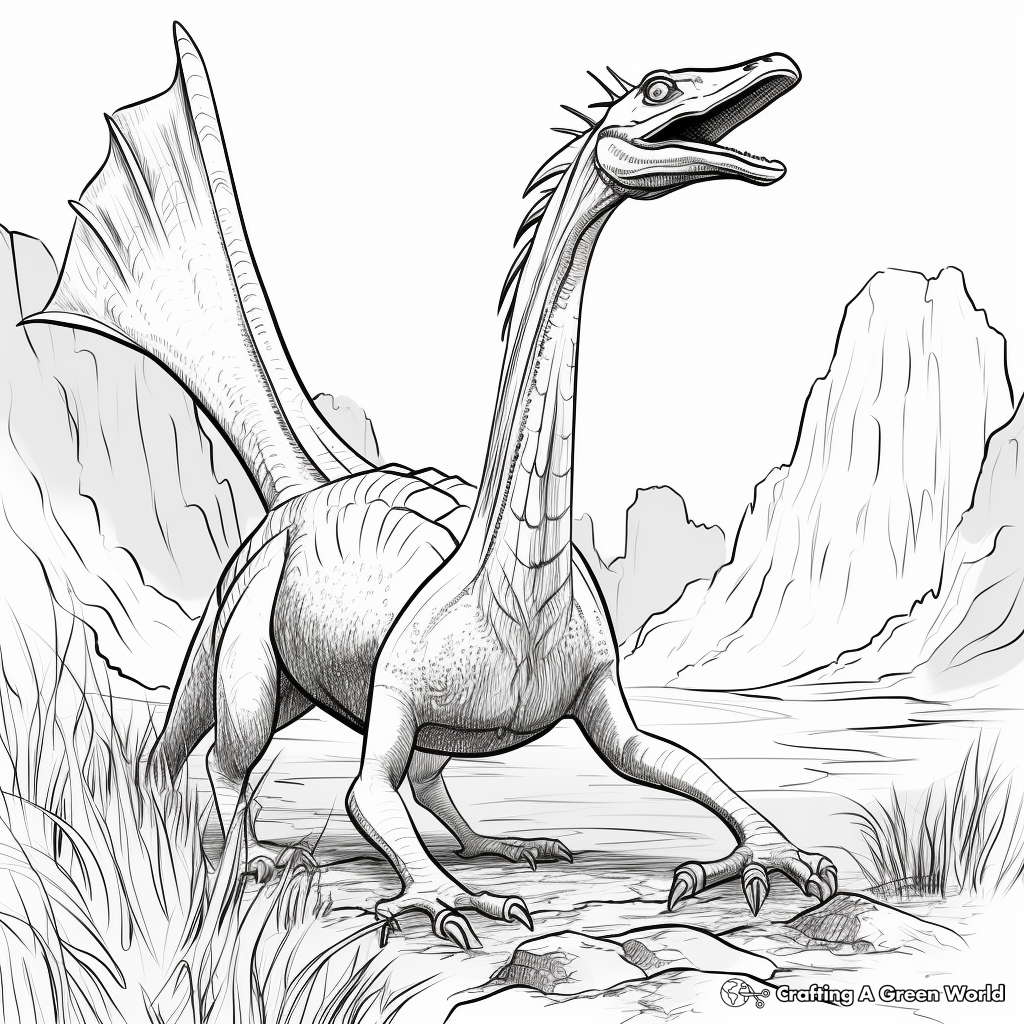 Quetzalcoatlus coloring pages