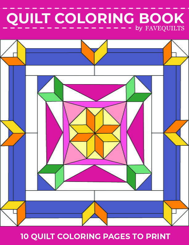 Quilt coloring book free printable quilt coloring pages