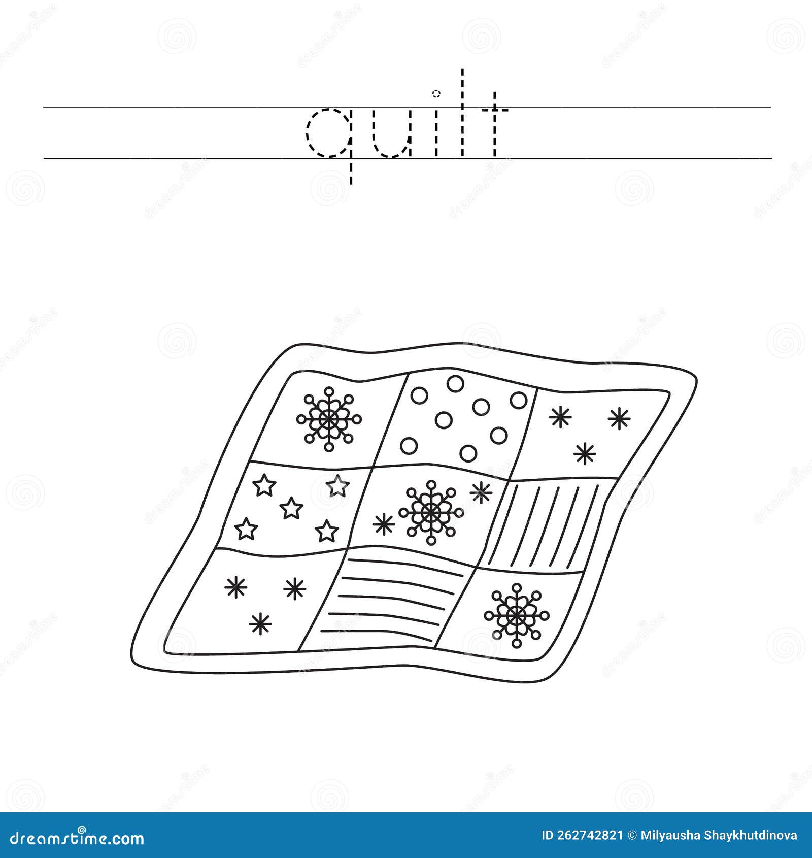 Quilt coloring page stock illustrations â quilt coloring page stock illustrations vectors clipart