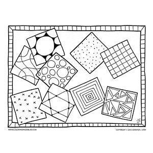 Simple squares free coloring sheet