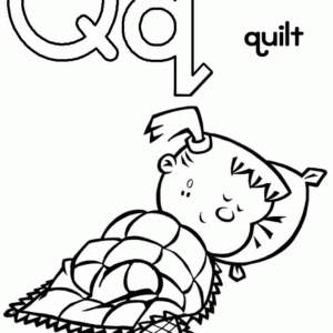 Letter q coloring pages printable for free download