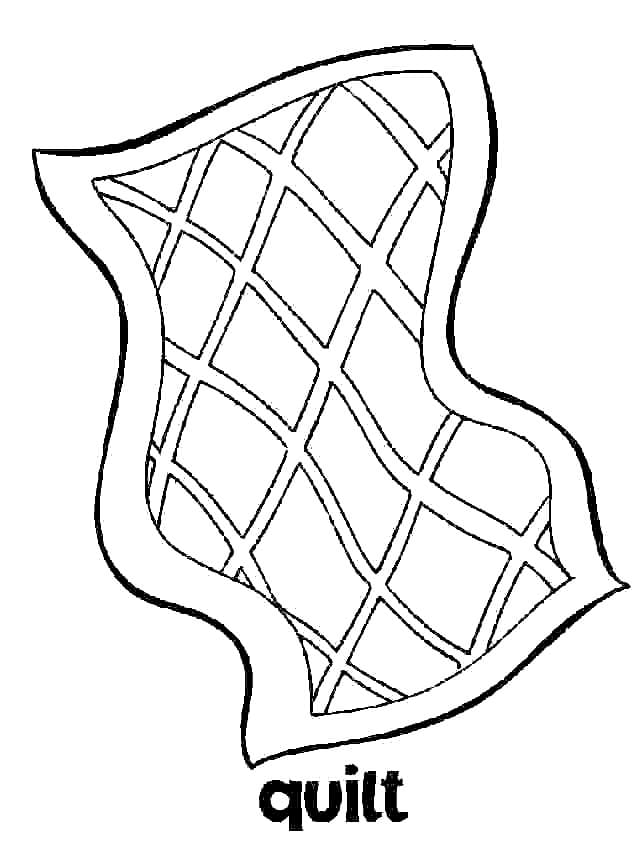 Quilt coloring pages