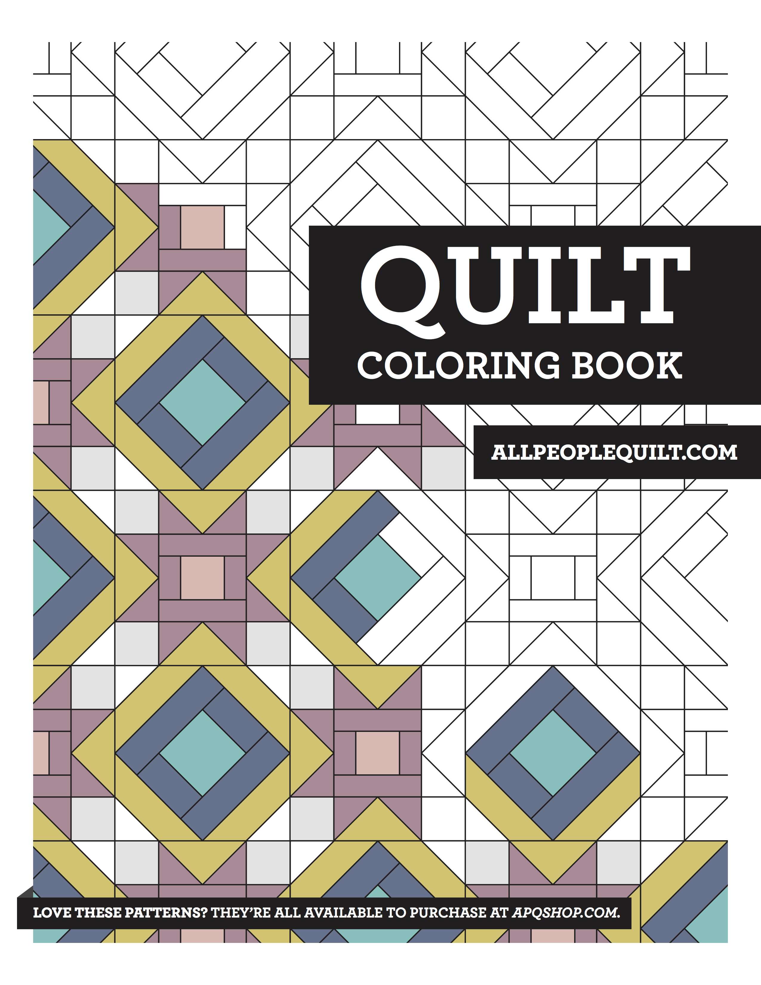 Free quilting coloring books