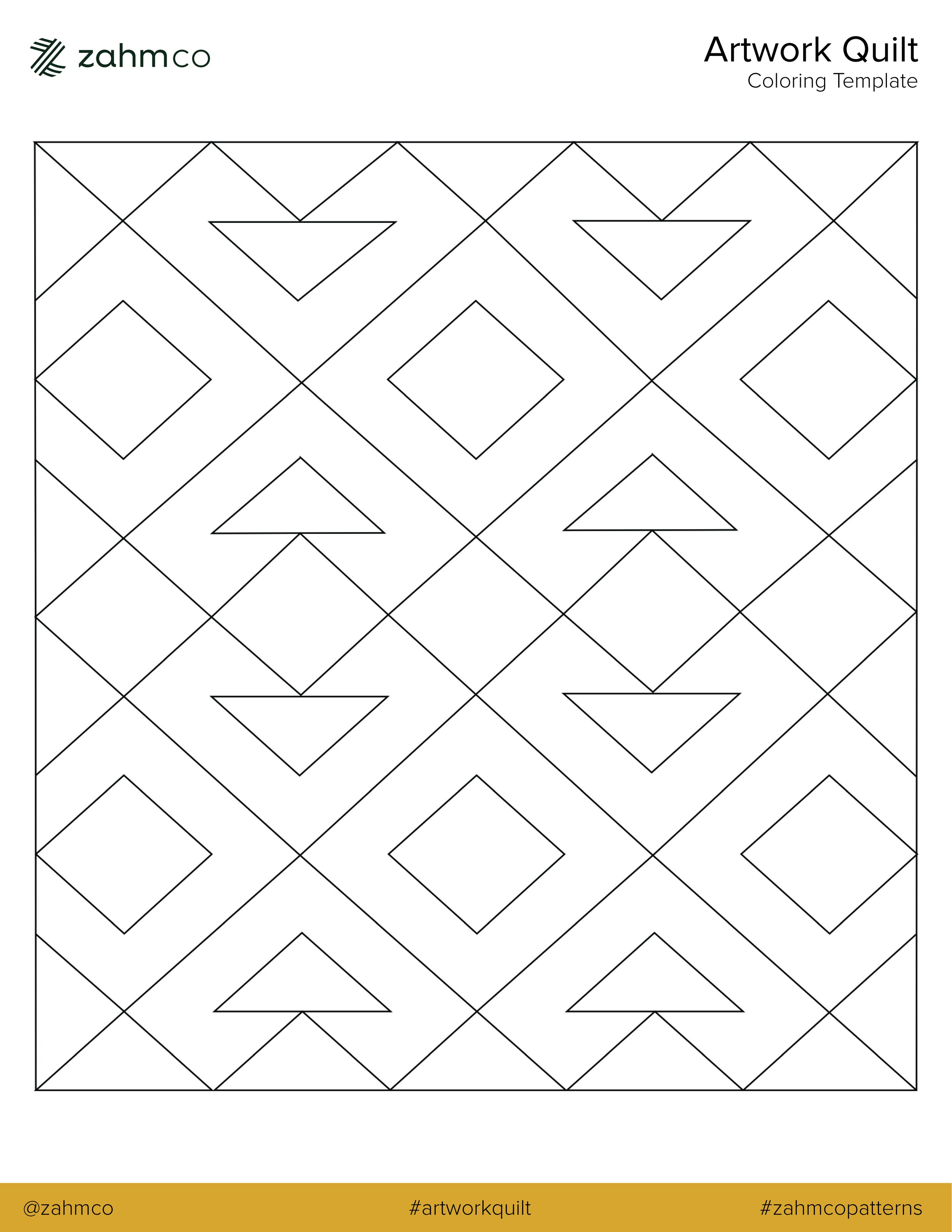 Pattern quilt loring template â