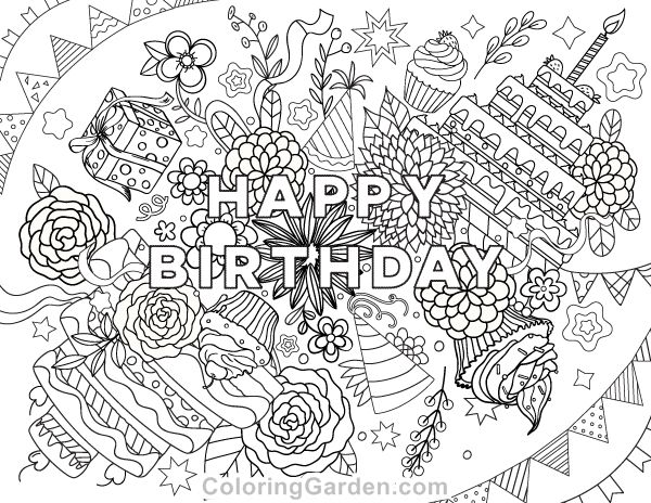 Image result for printable happy birthday coloring pages happy birthday coloring pages birthday coloring pages printable coloring pages