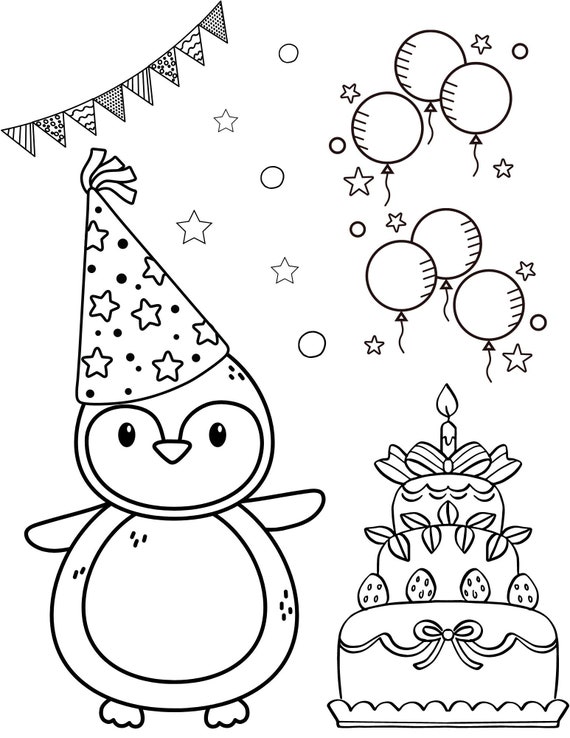 Happy birthday coloring pages happy birthday printables happy birthday coloring sheets happy birthday coloring pdf happy bday coloring