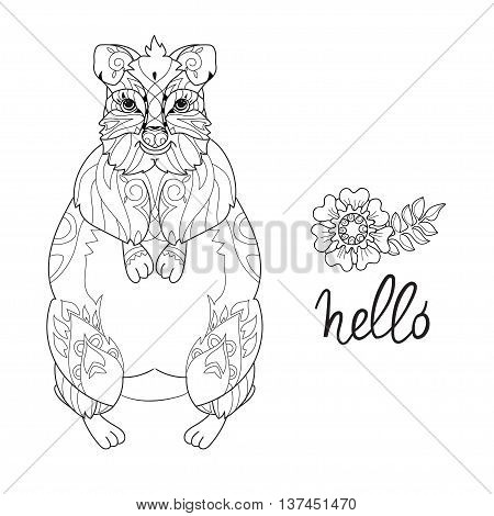 Hand drawn animal vector photo free trial bigstock