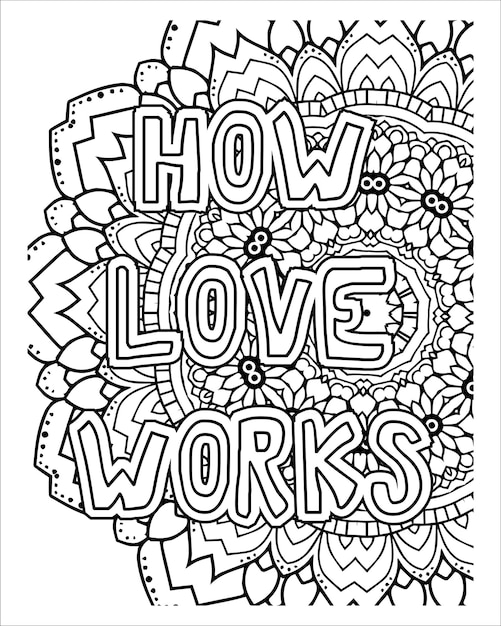 Page quote coloring pages adults pdf images