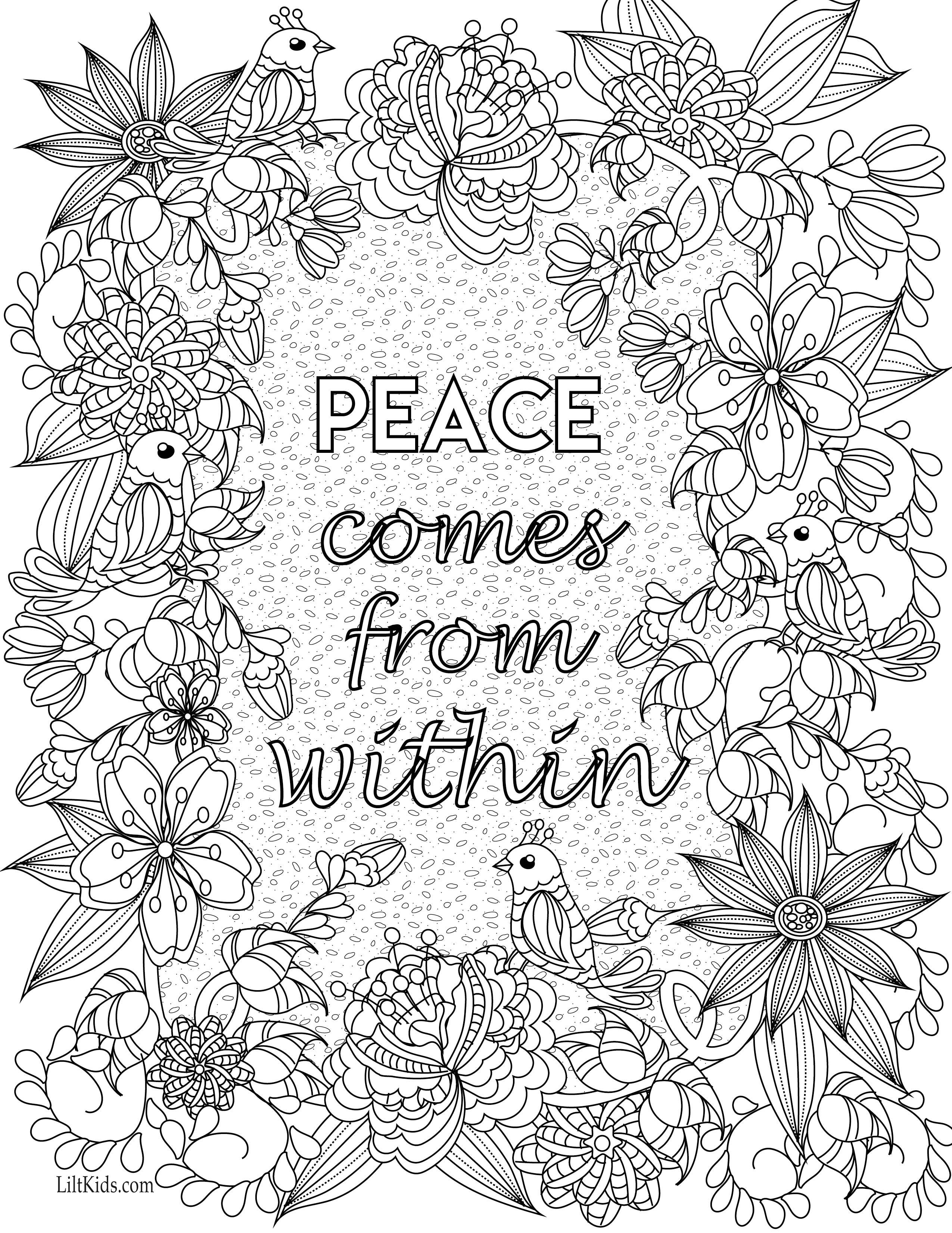 Free adult coloring pages quote coloring pages kids coloring books coloring pages inspirational